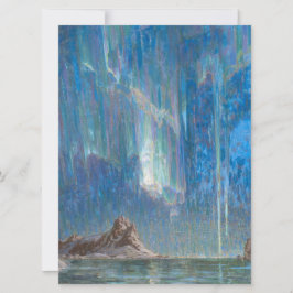 Cartão As luzes do Norte do norte da Noruega (Aurora)