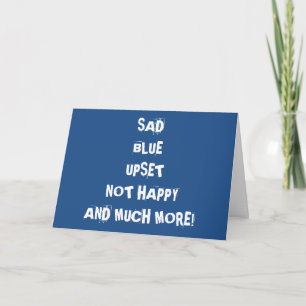 CARTÃO AS MANEIRAS DE "EU SINTO" PORQUE VOCÊ ESTÁ "SAIN