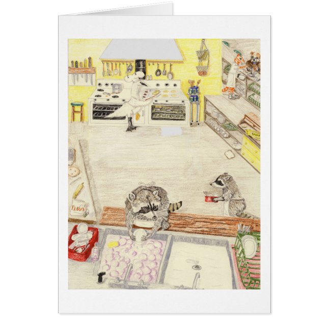 Cartão As máquinas de lavar louça ocupadas (Frente)