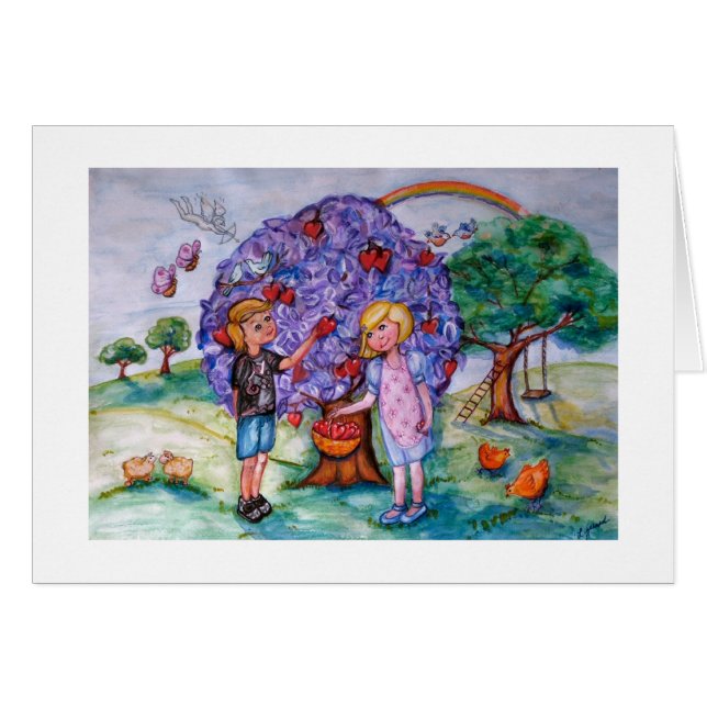 Cartão As máquinas desbastadoras do amor (Frente Horizontal)