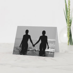 Cartão As melhores coisas são sentidas com o coração