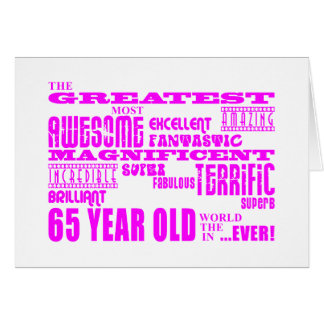 Cartão As melhores sessenta meninas de cinco anos dos