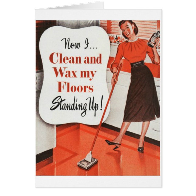 Cartão As mulheres têm-no tão bom actualmente. (Frente)