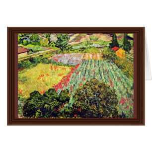 Cartão As papoilas por Vincent van Gogh