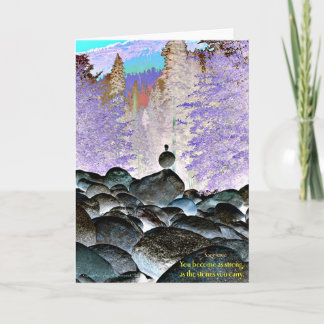 Cartão As pedras que você carregar