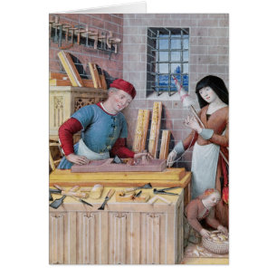 Cartão As quatro condições da sociedade: Trabalho