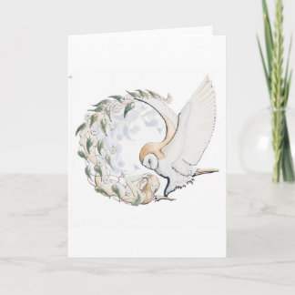 Cartão As transformações de Blodeuwedd