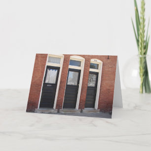 Cartão As três portas