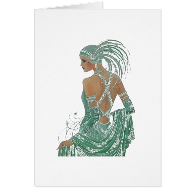 Cartão As Últimas Mulheres A Ficar Verdes (Frente)