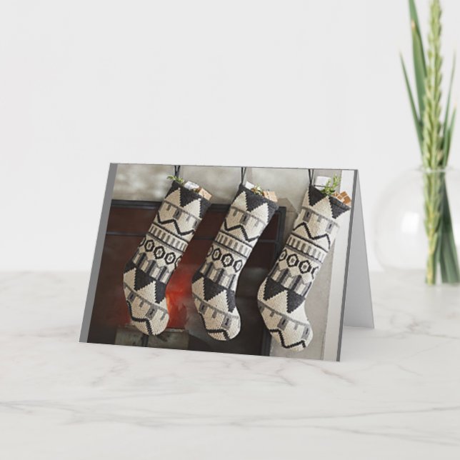 CARTÃO "AS UNIDADES SÃO FOME E O NATAL ESTÁ PRÓXIMO" (Frente)