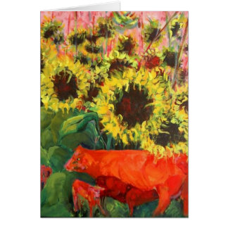 CARTÃO AS VACAS DO VERMELHO