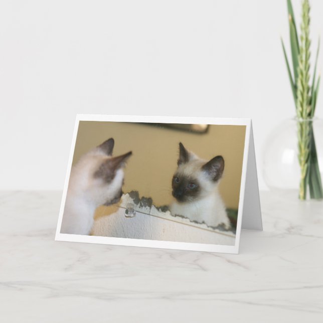 Cartão Às vezes, você apenas conhece-o olhar bom ..... (Frente)