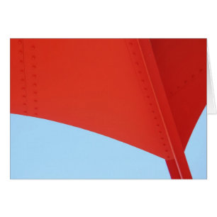 Cartão Asa vermelha
