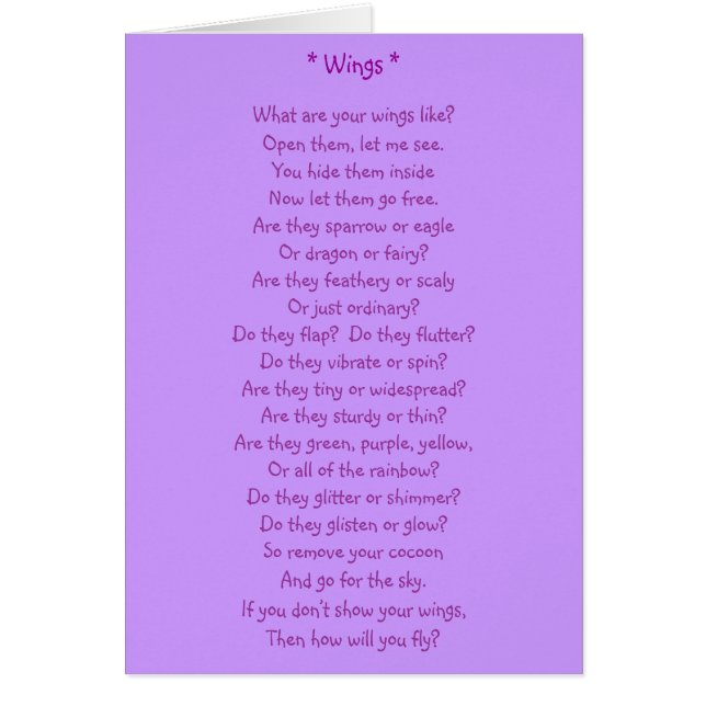 Cartão Asas (Frente)