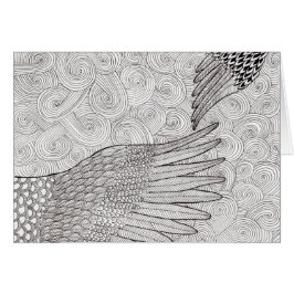 Cartão asas crescentes