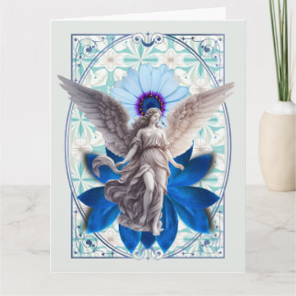 Cartão Asas de Safira - Anjo do Lótus Azul