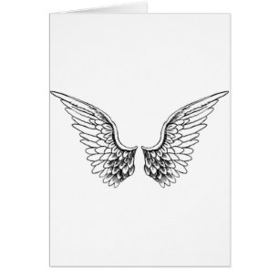 Cartão Asas do anjo