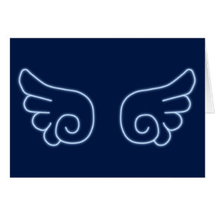 Cartão Asas do Anjo Chibi Falln