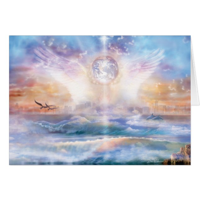 Cartão Asas Enchanted (Frente Horizontal)