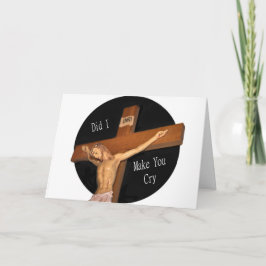 Cartão Ash Wednesday Lenten Greeting Card