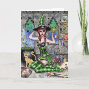 Cartão Ashlyn - Potion Witch Card