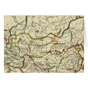 Cartão Ásia com limites delineados