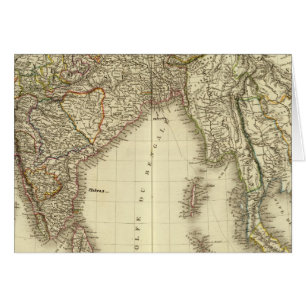 Cartão Ásia do Sul