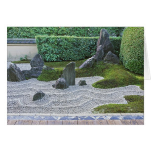 Cartão Ásia, Japão, Quioto, templo Daitokuji, Zuiho-in