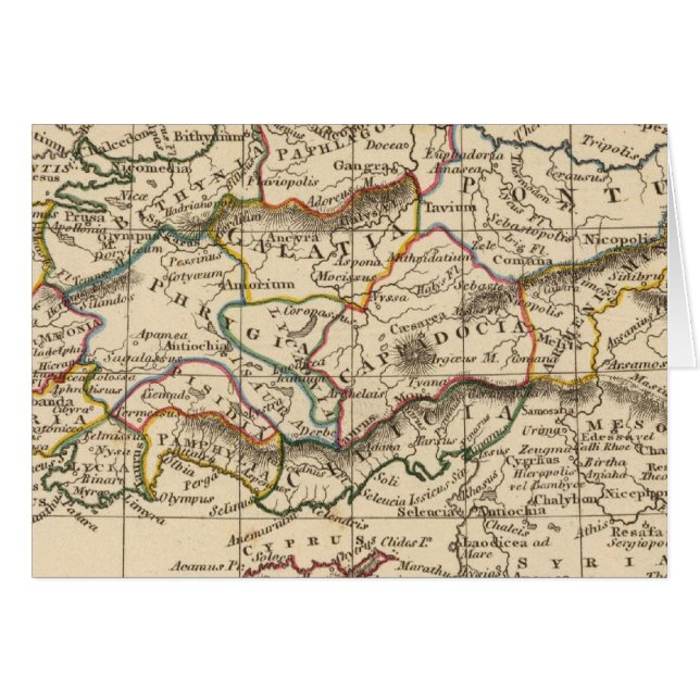 Cartão Ásia Menor (Frente Horizontal)