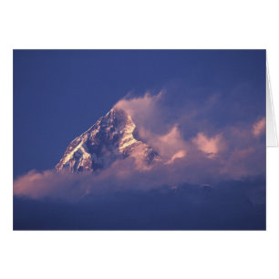 Cartão Ásia, Nepal. Machhapuchhare