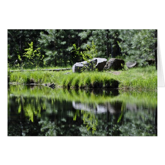 Cartão Aspen Lake (Frente Horizontal)