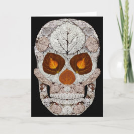 Cartão Aspen Leaf Skull 11