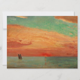 Cartão Assalto do Sol sobre o Mar Oriental (Arte Asiática