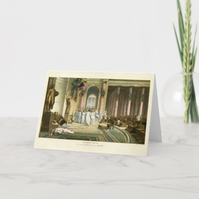 Cartão Assassination of Julius Caesar (Frente)