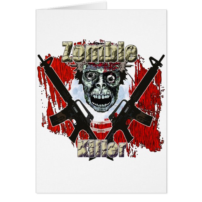 Cartão Assassino 4 do zombi (Frente)