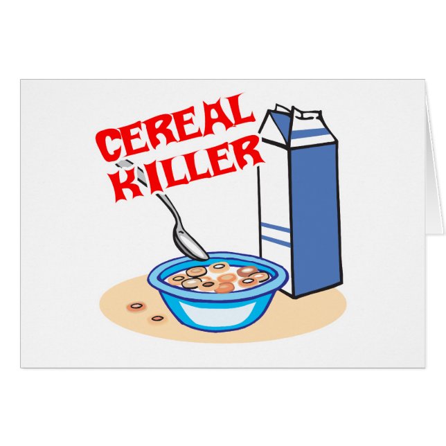 Cartão assassino de cereal (Frente Horizontal)