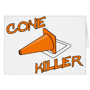 Cartão Assassino do cone
