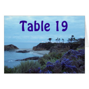 Cartão Assento da recepção do número da mesa