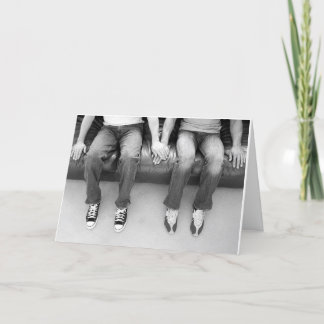 Cartão Assento junto para sempre