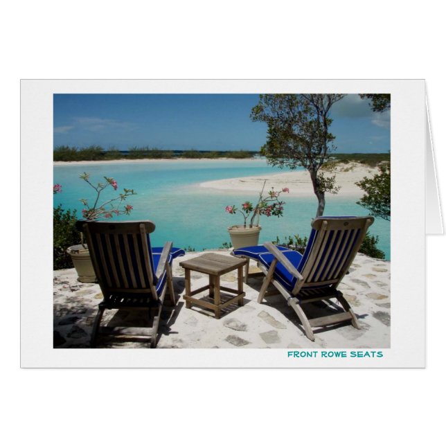 Cartão Assentos dianteiros de Rowe (Frente horizontal)