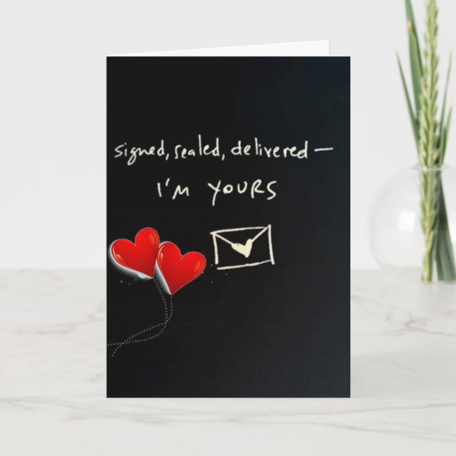 CARTÃO *ASSINADO SELADO FORNECIDO E SOU SEU* RECEBA MISTL (Frente)