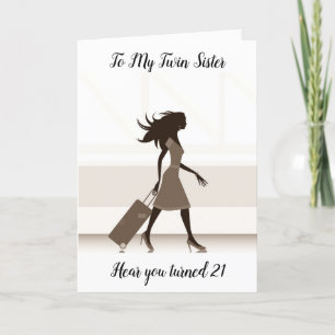 CARTÃO ASSISTA QUE O MEU GÊMEO ESTÁ VINDO **21**