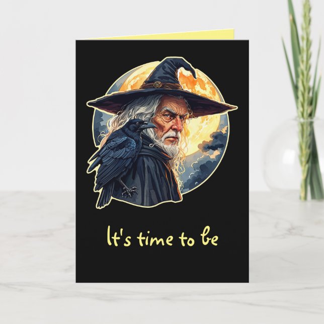 Cartão Assistente com Raven - Diversão do Ventilador do H (Frente)