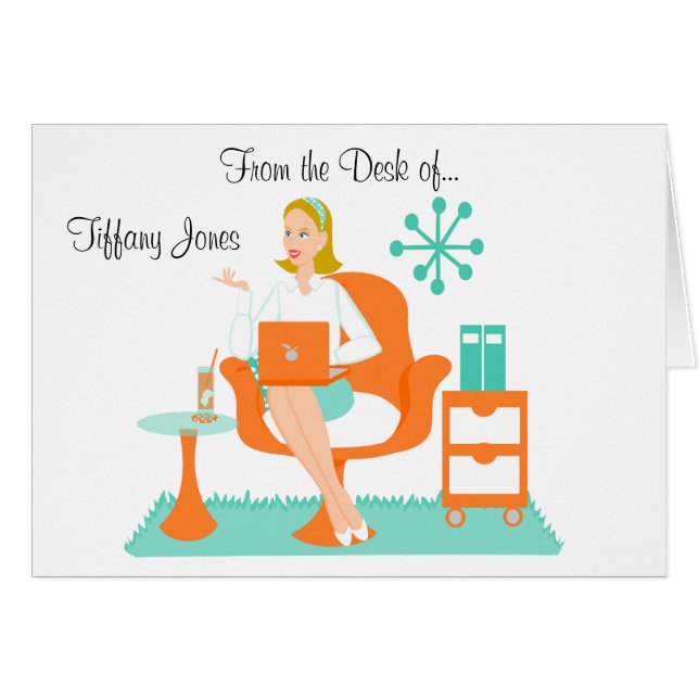 Cartão Assistente pessoal (Frente Horizontal)