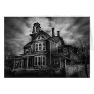 Cartão Assombrado - Flemington, NJ - Cidade Spooky