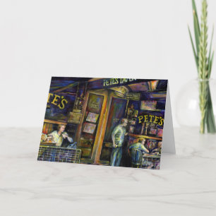 Cartão Assombrado pela Forma Amorfa das Sombras