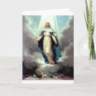 Cartão Assumption of Mary