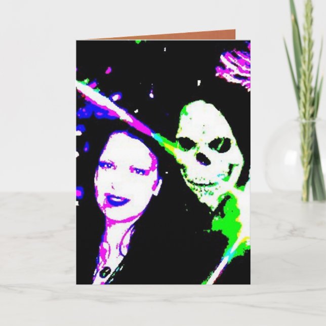 Cartão assustado (Frente)