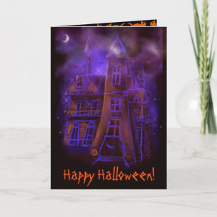 Cartão Assustador de Halloween