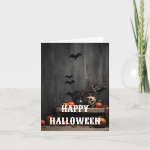 Cartão Assustador de Halloween